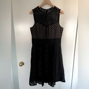 NY&CO Black lace dress Size M fits 8/10